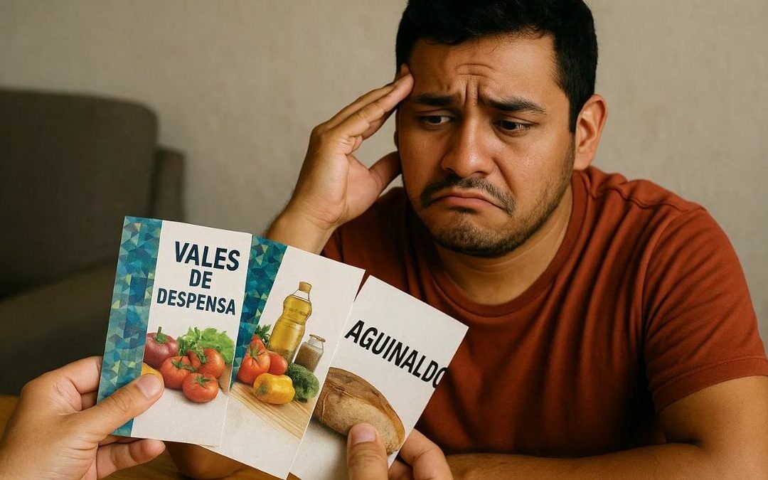 Aguinaldo: ¿Es posible recibirlo en vales de despensa según la ley laboral?