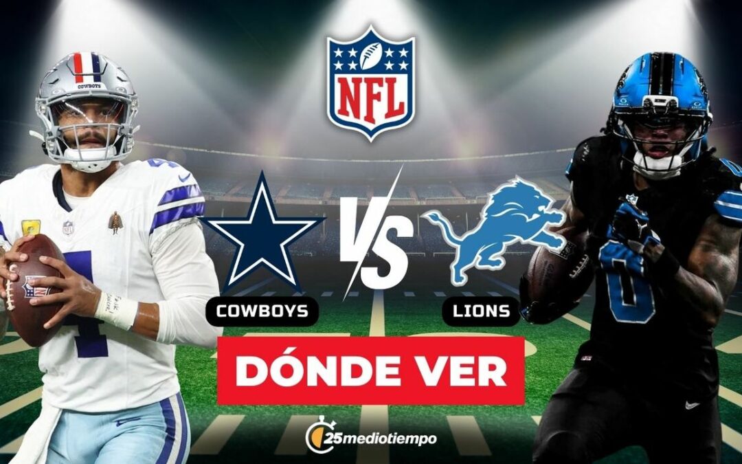Cowboys vs. Lions: Cómo ver EN VIVO el Thursday Night Football de la Semana 14 NFL 2025