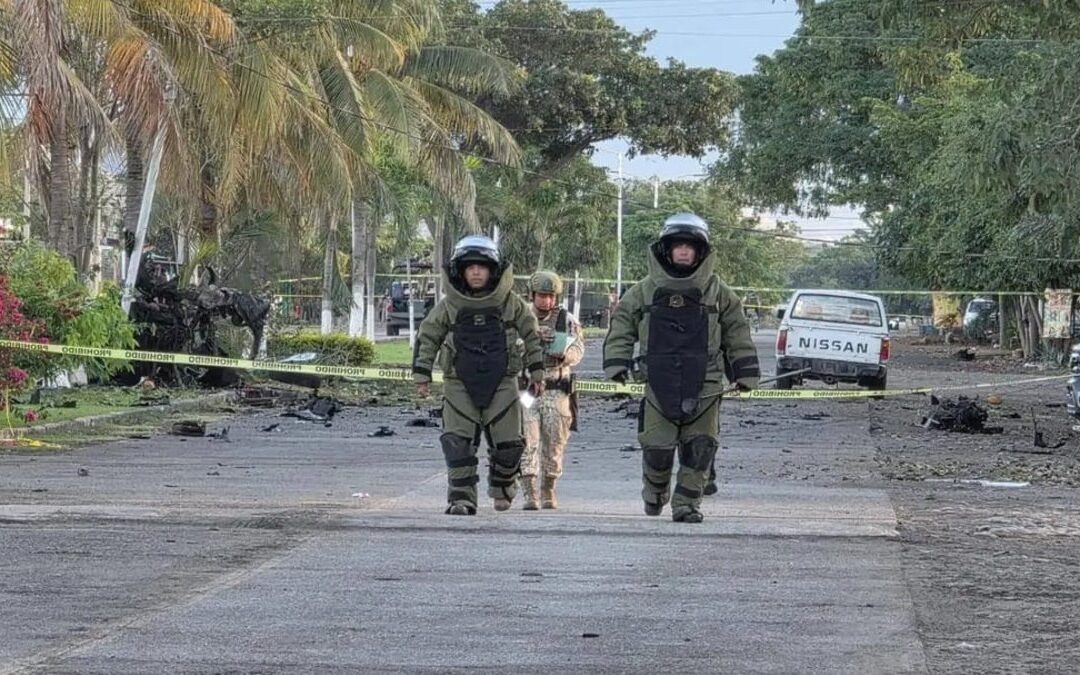 Refuerzan Seguridad en Coahuayana Tras Explosión de Coche Bomba que Causó 5 Muertos