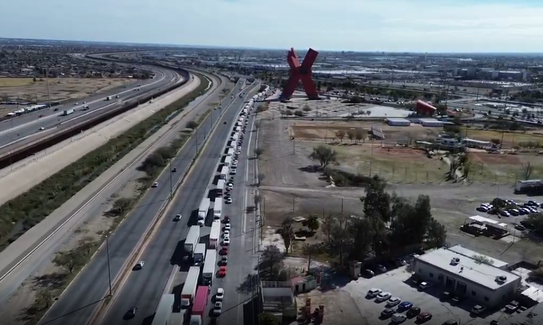 Bloqueos en Chihuahua Interrumpen Comercio con EE.UU. ante Protestas por la Ley de Aguas Nacionales