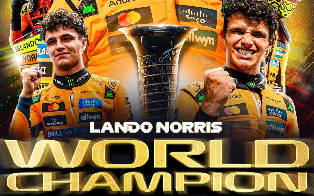 Lando Norris Se Corona Campeón Mundial tras Terminar Tercero en Fórmula 1