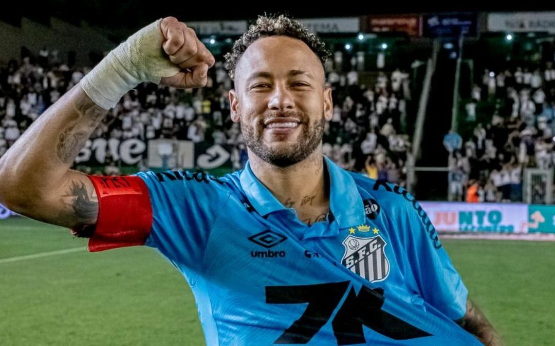 Neymar Brilla con un Hat-Trick y Saca al Santos del Descenso