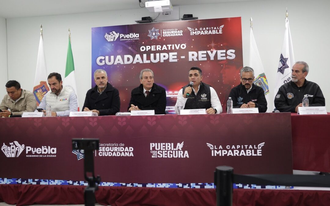 Operativo Guadalupe-Reyes en Puebla: 500 Elementos para unas Fiestas Decembrinas Seguras